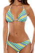 Luli Fama Island Blues Seamless Full Ruched Back Bottom
